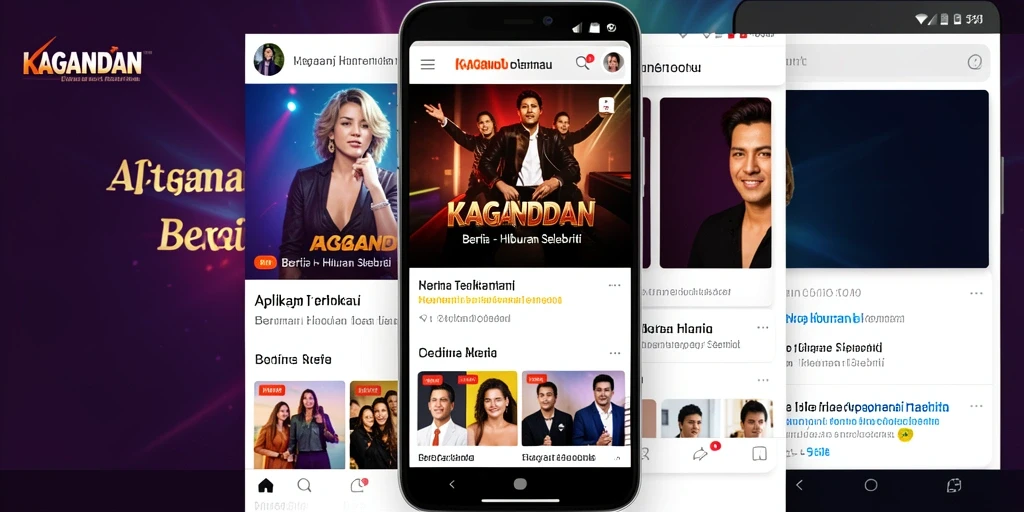 Antarmuka aplikasi KAGANDAN yang menarik dan informatif.